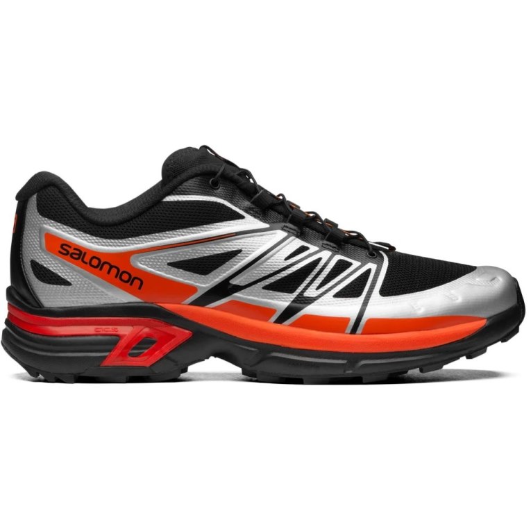 Black / Silver / Orange Salomon Xt-wings 2 Men\'s Sneakers | PH 19584J